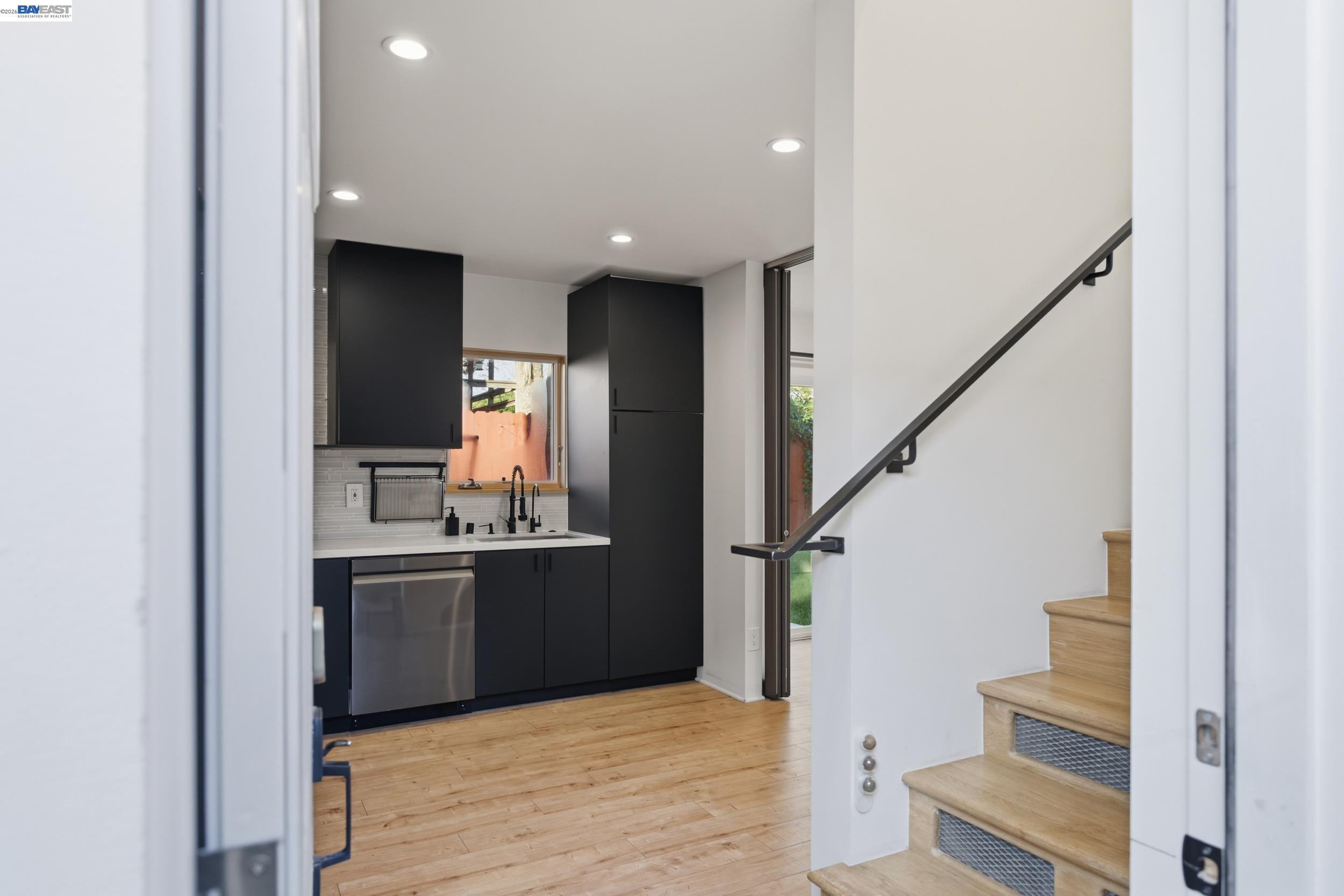 820 46th Street Oakland, CA 94608 - Photo 13 of 34 a view of kitchen with sink and entryway