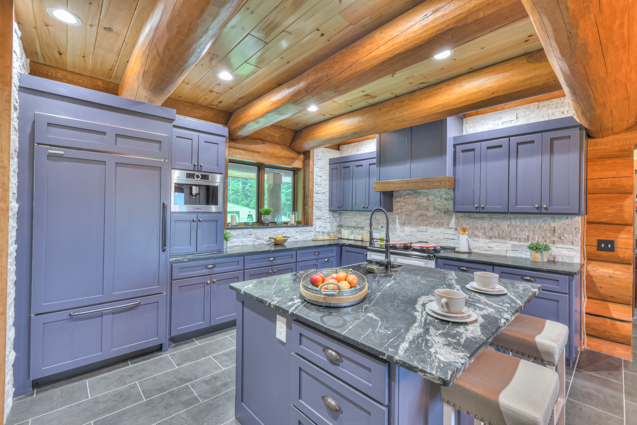1271 Bivins Road Lewisburg, TN 37091 - Photo 20 of 56 a kitchen with granite countertop stainless steel appliances stove refrigerator sink and cabinets
