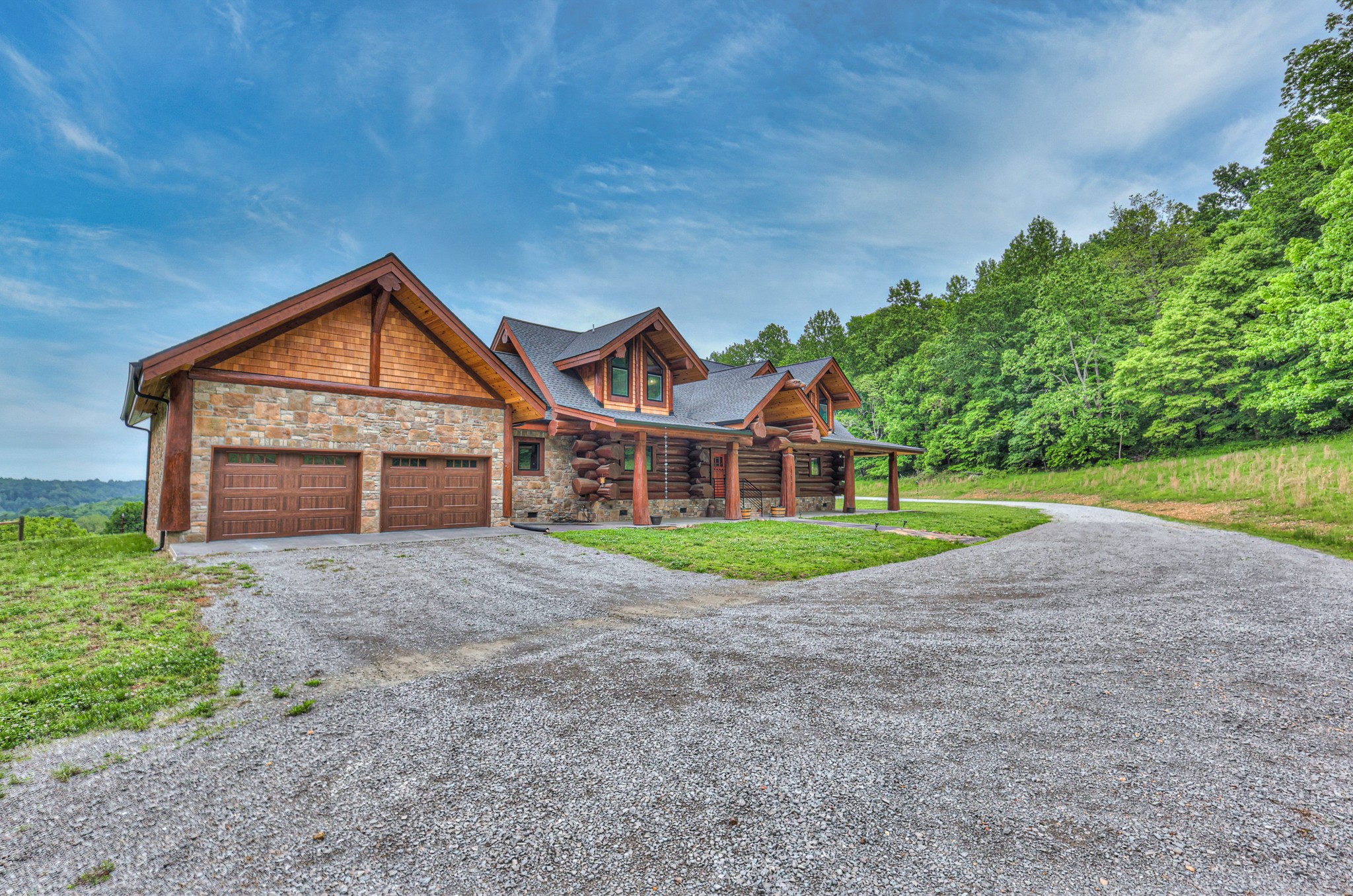 1271 Bivins Road Lewisburg, TN 37091 - Photo 7 of 56 a front view of a house with a yard and garage