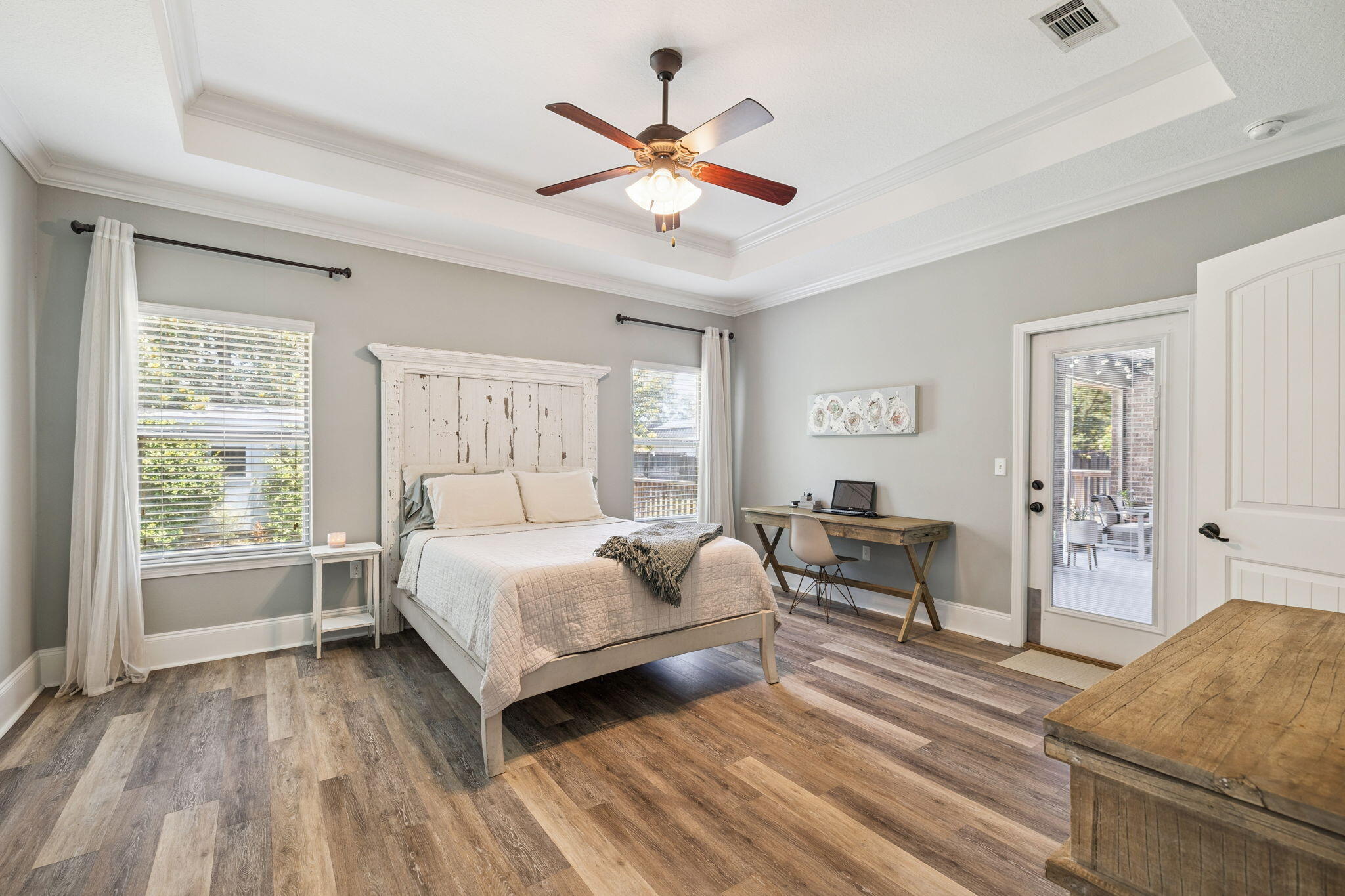 134 Mussett Bayou Court Santa Rosa Beach, FL 32459 - Photo 19 of 41 a living room with furniture and a large window
