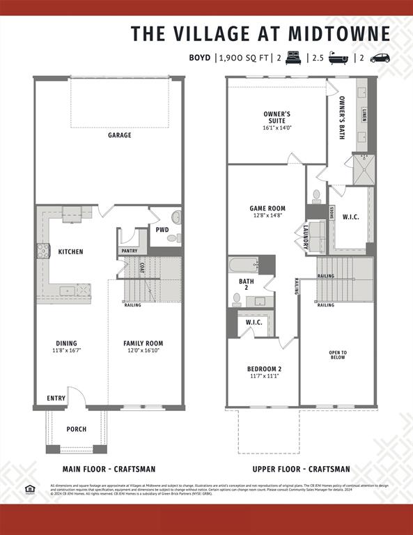 220 Dylan Way Midlothian, TX 76065 - Photo 12 of 16 Whether you are just starting out or right sizing, our Craftsman elevation Boyd floor plan is the perfect home for you!