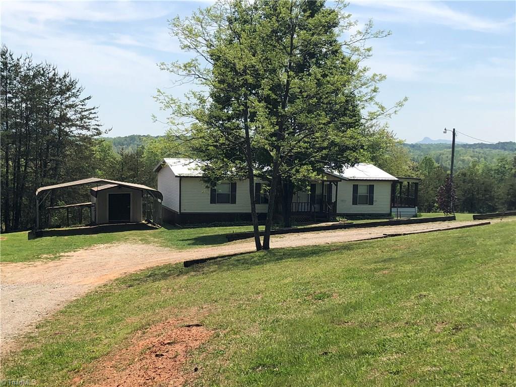 1071 Jackson Road Westfield, NC 27053 - Photo 17 of 19 view of circle drive. Notice the view of Pilot Mountain to the top right in the distance.