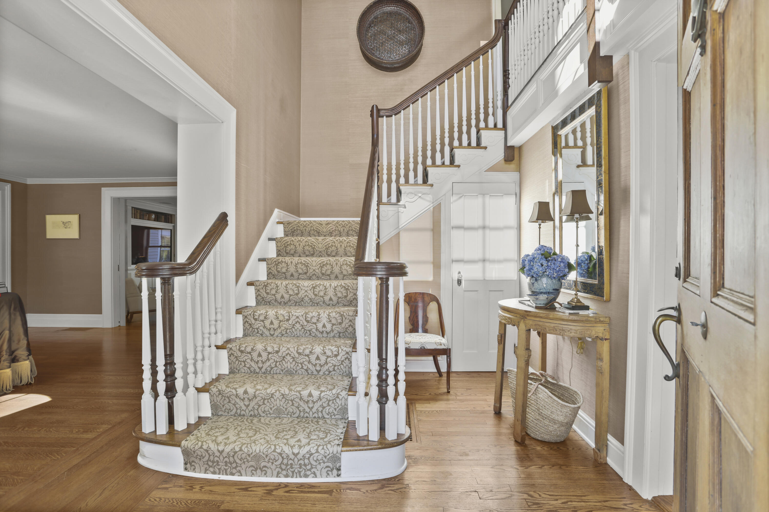 5 Middlesex Road Darien, CT 06820 - Photo 11 of 57 a view of entryway and hall with wooden floor