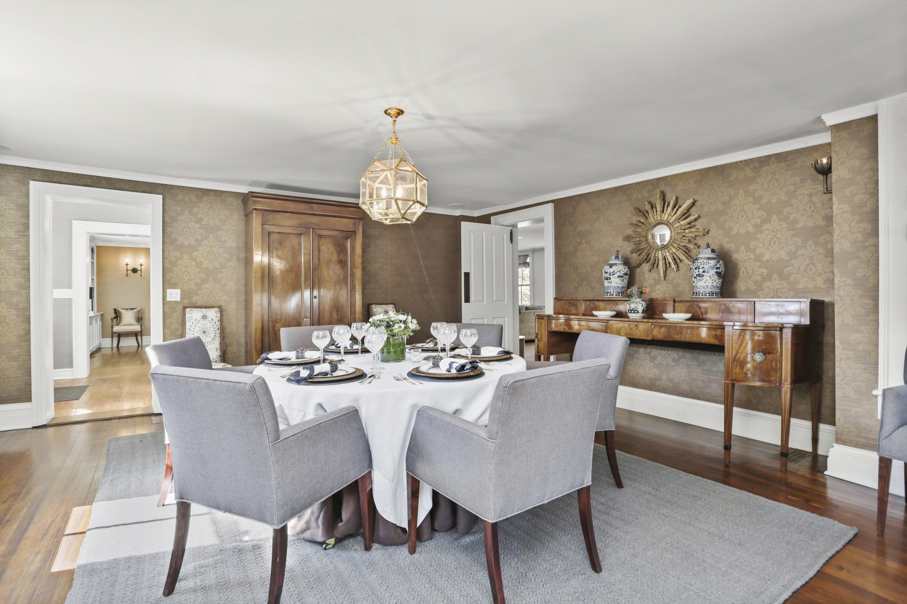 5 Middlesex Road Darien, CT 06820 - Photo 16 of 57 a view of a dining room with furniture