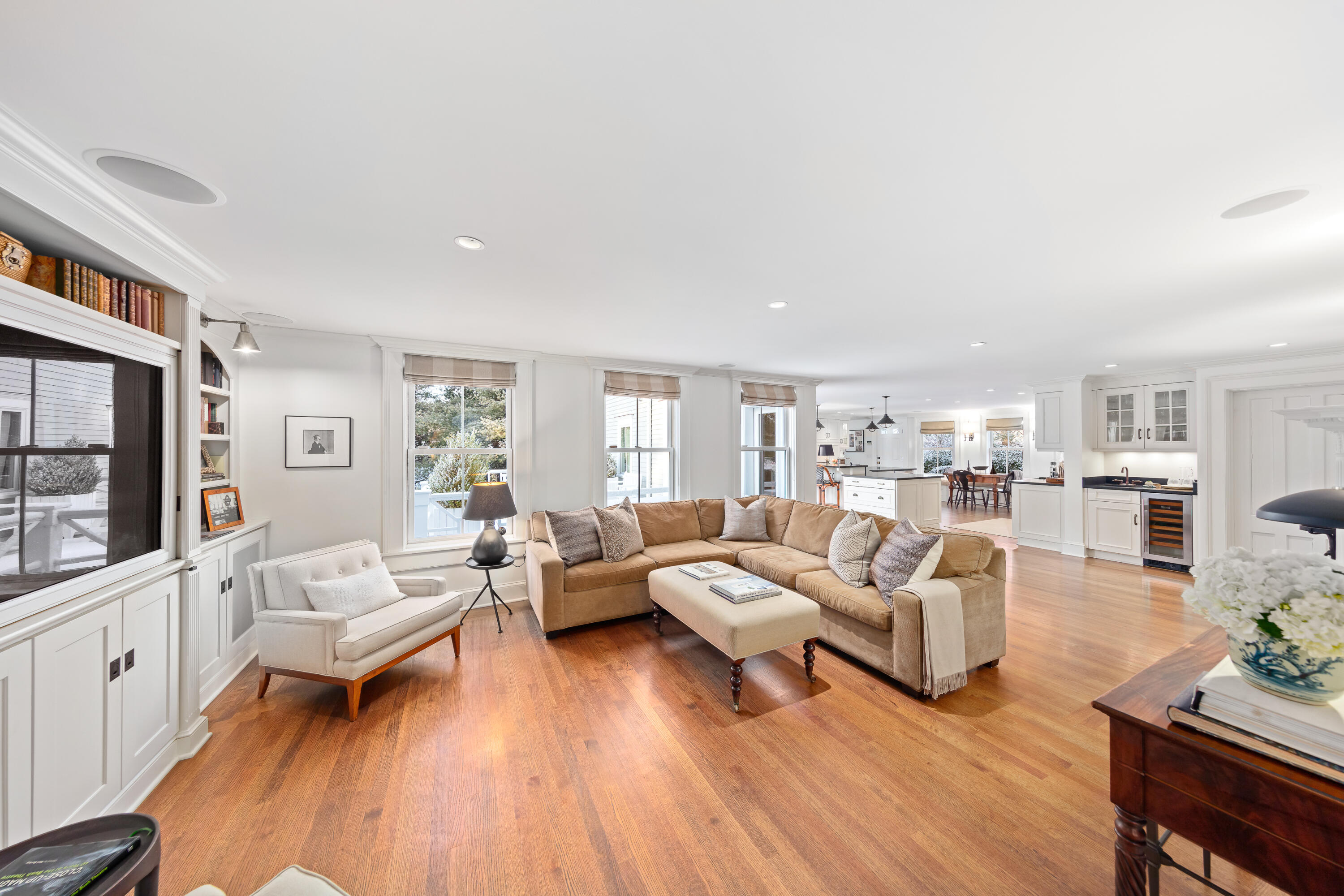 5 Middlesex Road Darien, CT 06820 - Photo 26 of 57 a living room with furniture and a large window