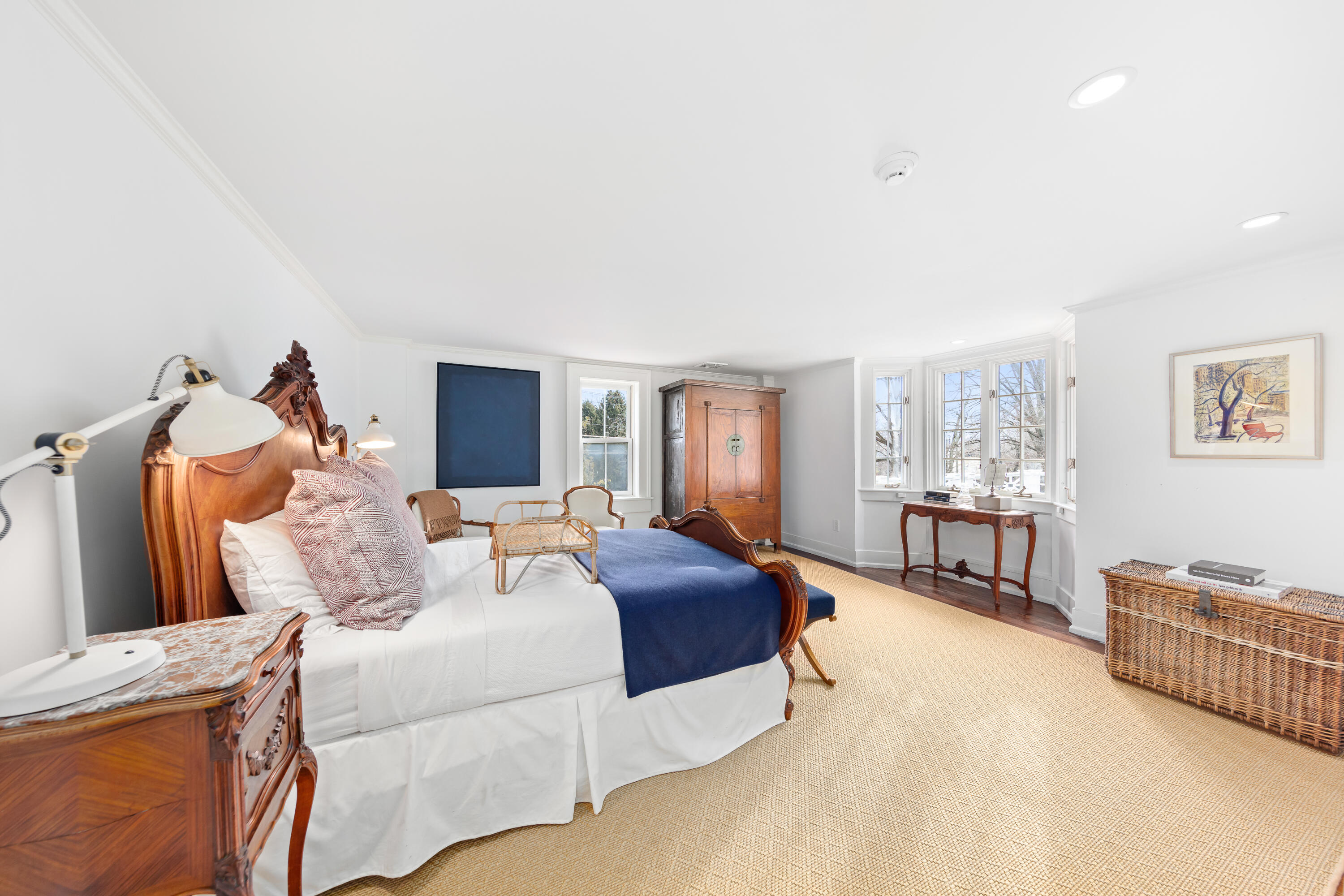 5 Middlesex Road Darien, CT 06820 - Photo 42 of 57 a bedroom with a bed a couch and dresser