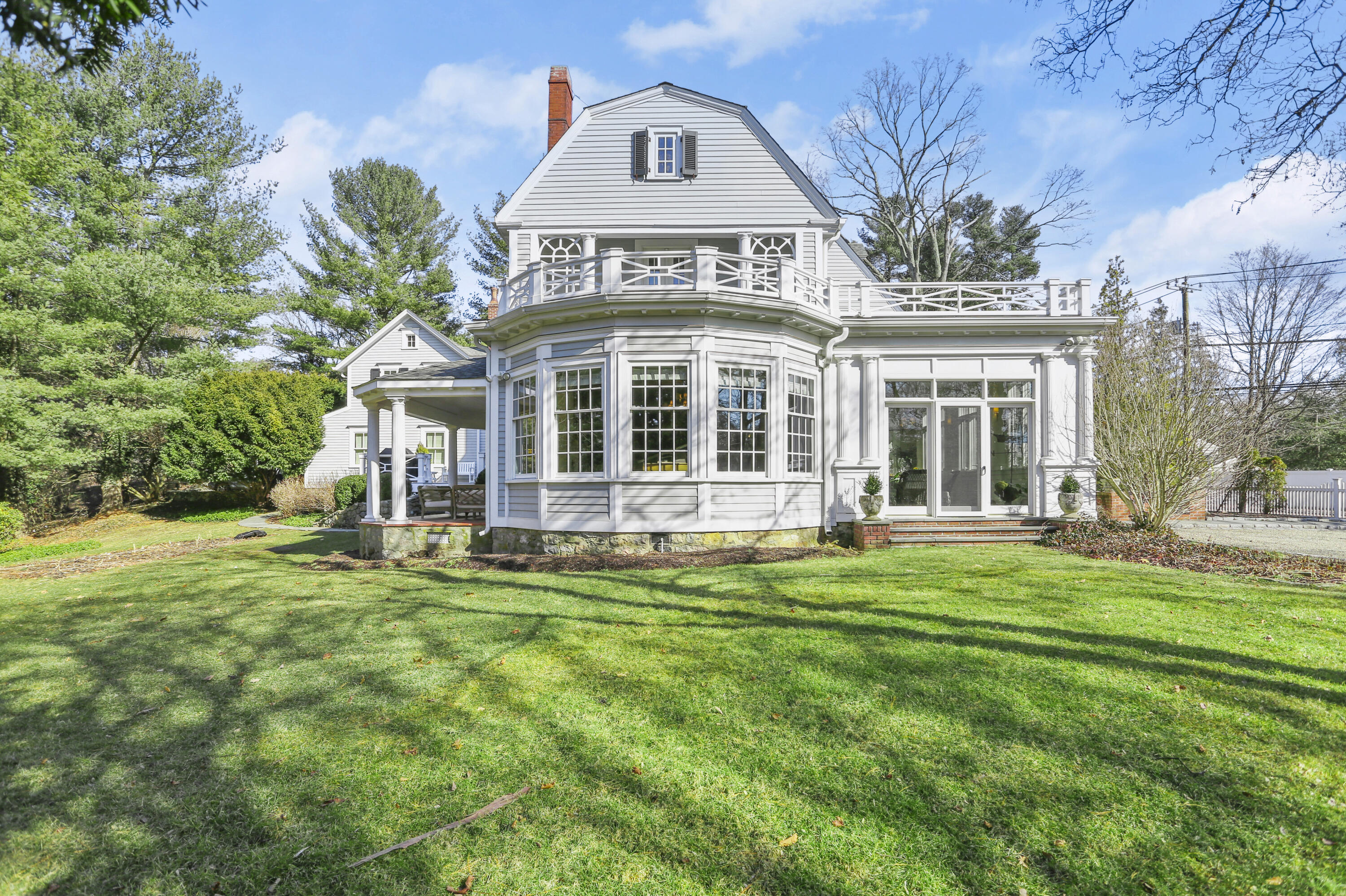 5 Middlesex Road Darien, CT 06820 - Photo 52 of 57 a view of a house with a garden