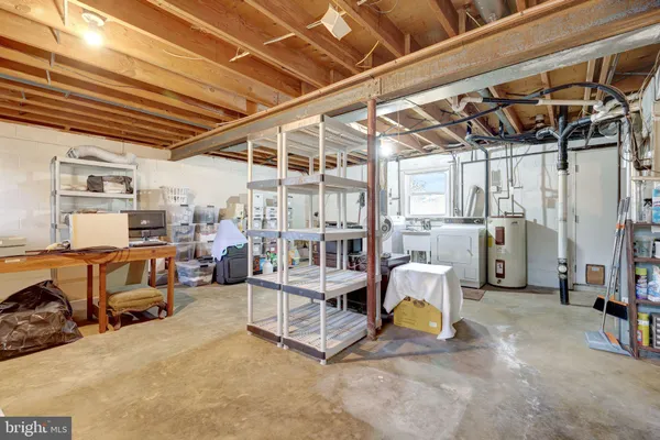 a view of storage and utility room