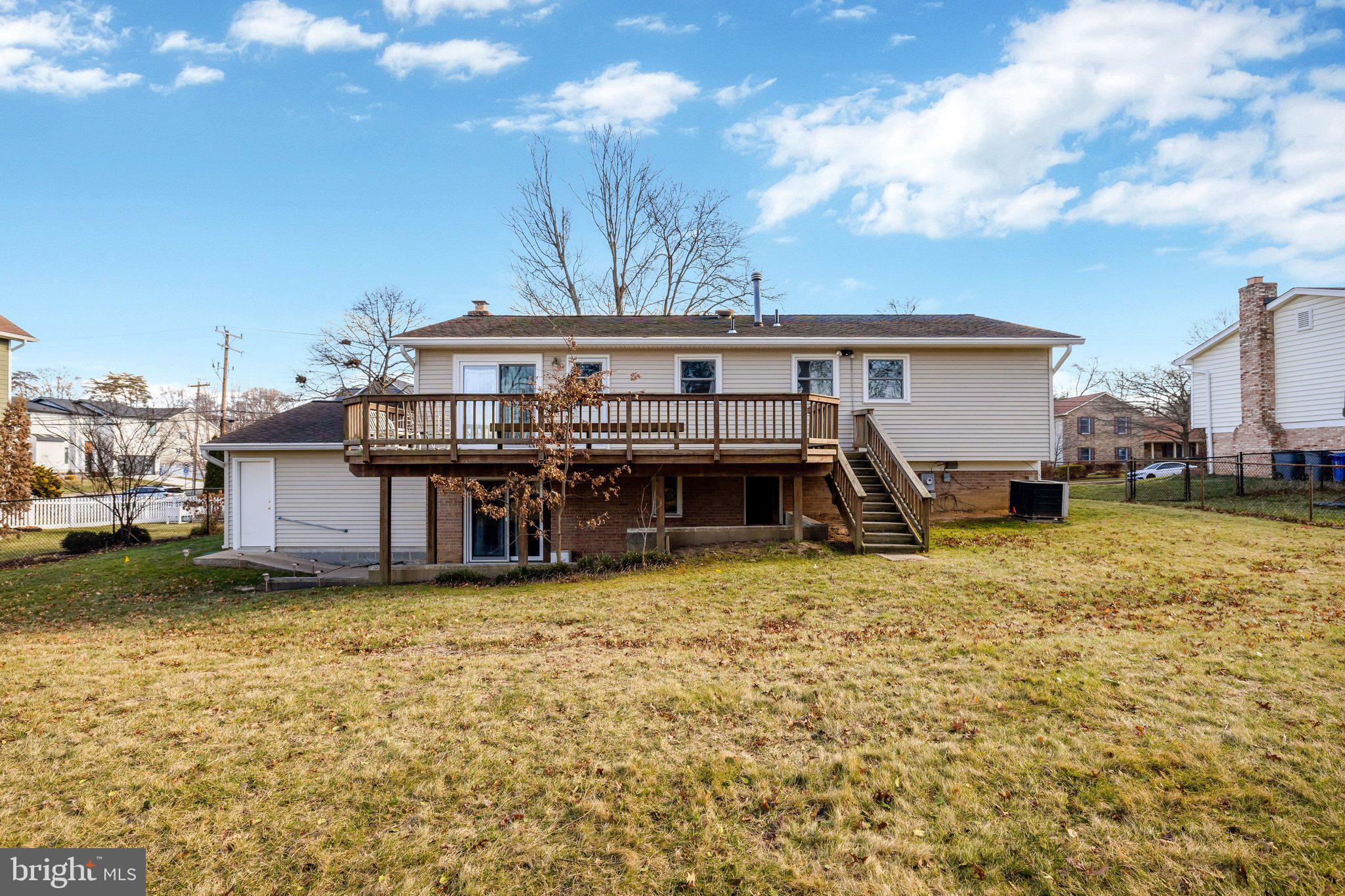 203 Locust Street Southwest Vienna, VA 22180 - Photo 38 of 54 a view of a house with pool and a yard