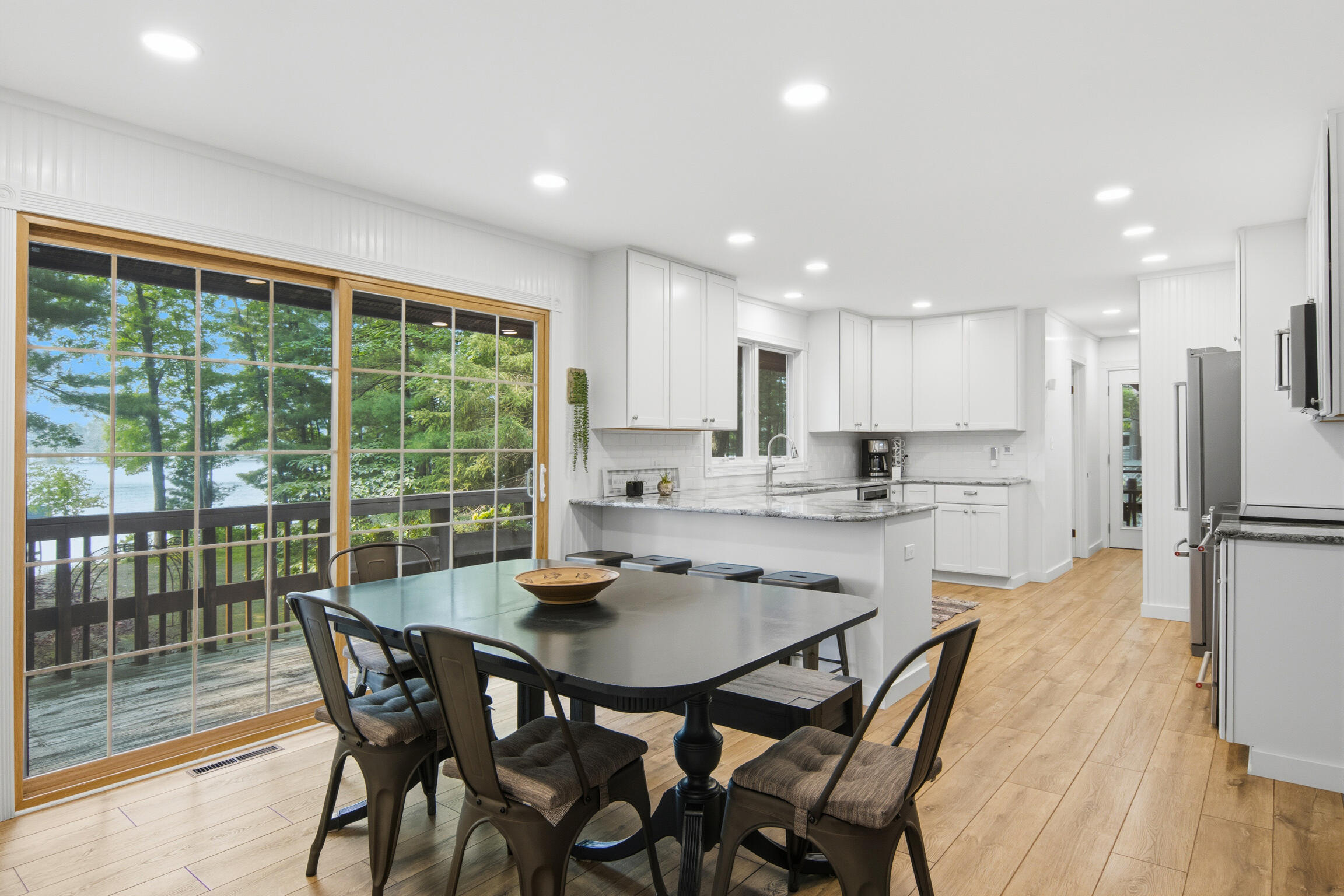 8837 Johnson Road Kaleva, MI 49645 - Photo 10 of 44 Kitchen and Eating Area