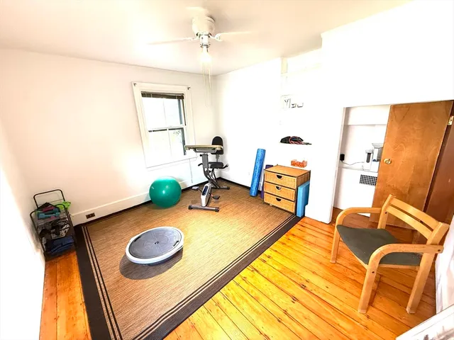 a view of a swimming pool and lounge chair