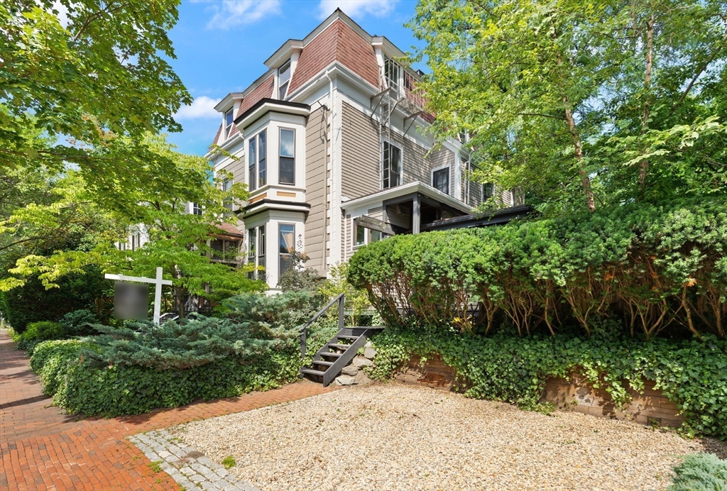 32 Hawthorn Street Cambridge, MA 02138 - Photo 34 of 42 front view of a house with a yard