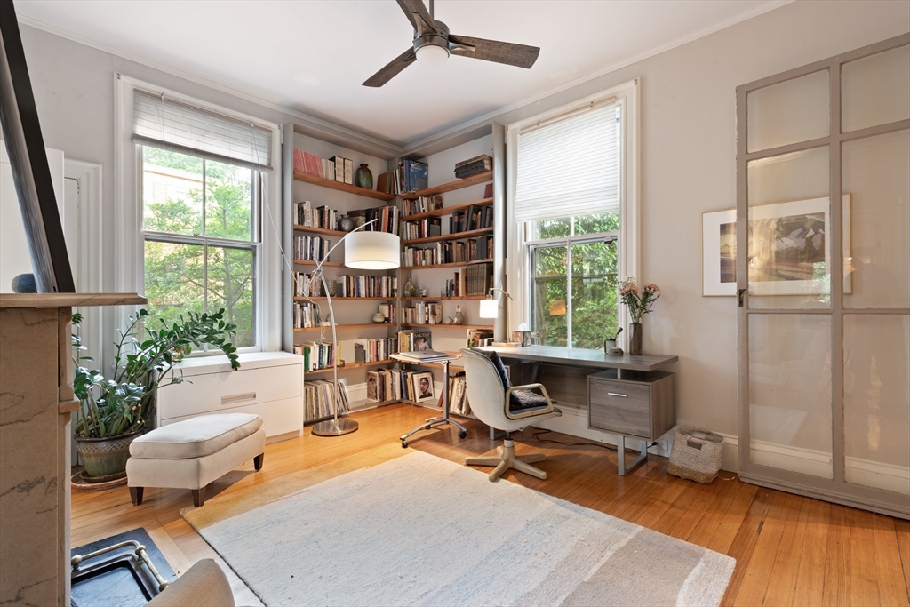 32 Hawthorn Street Cambridge, MA 02138 - Photo 8 of 42 a room with chairs and a table