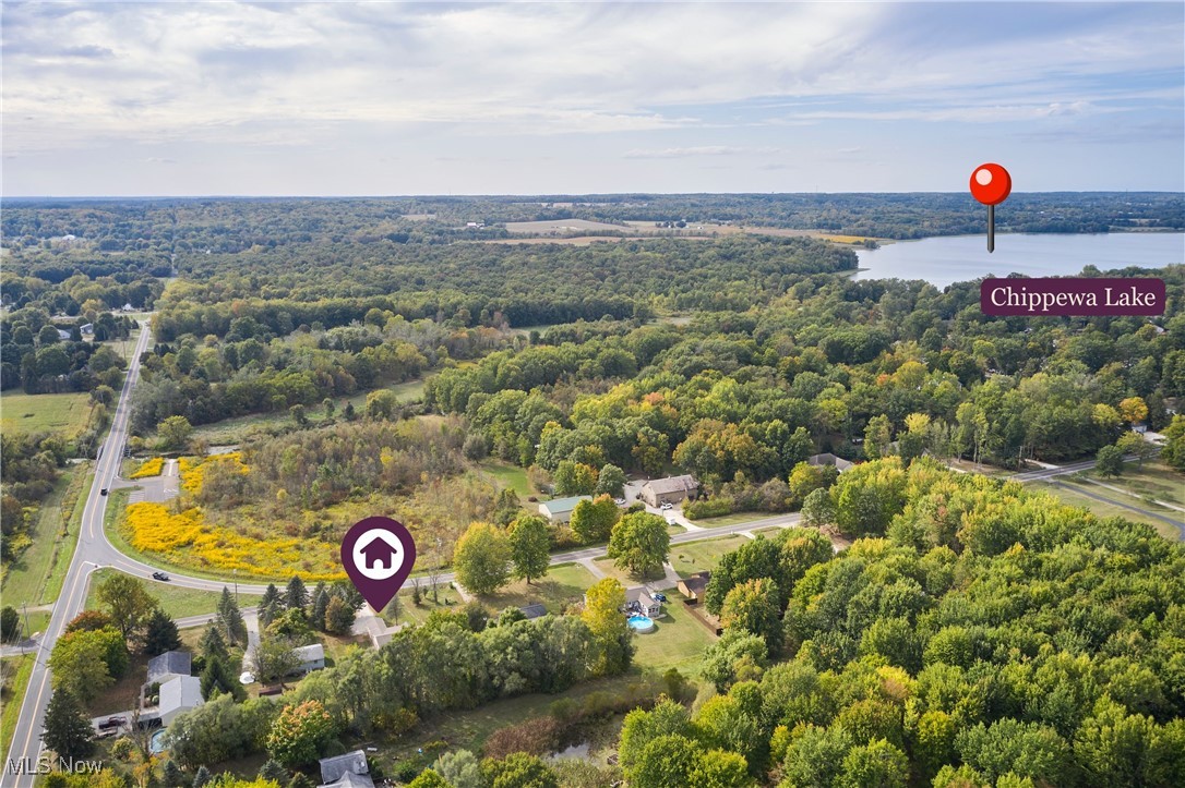 8111 Lake Road Seville, OH 44273 - Photo 10 of 29 Birds eye view of property featuring a water view