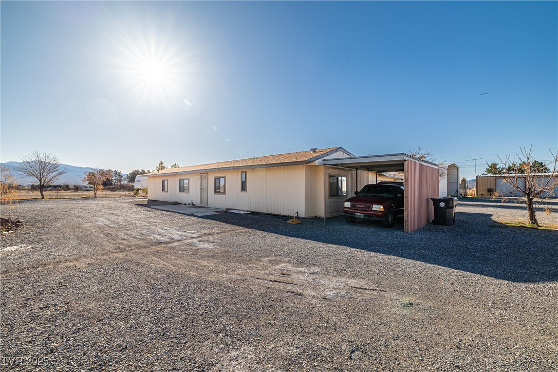3381 West Simkins Road Pahrump, NV 89060 - Photo 3 of 36 From the Northwest