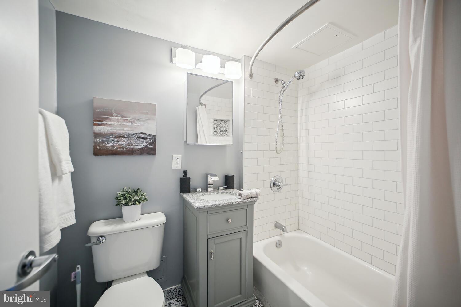 800 4th Street Southwest, Unit S717 Washington, DC 20024 - Photo 10 of 23 Updated Bathroom