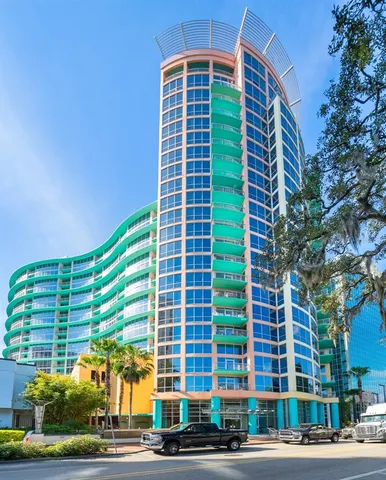 a front view of a building