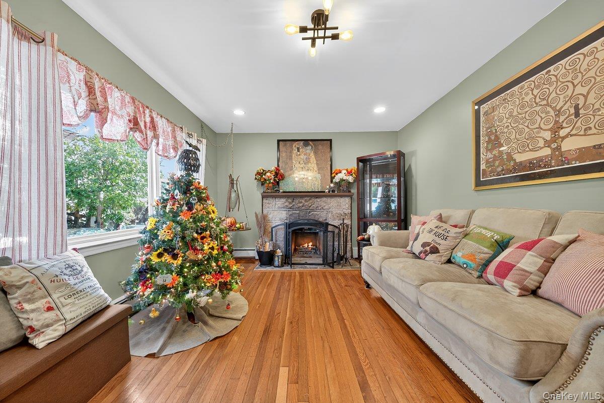 34 Raybrook Road Yonkers, NY 10704 - Photo 10 of 47 Living room with a Wood burning Fireplace
