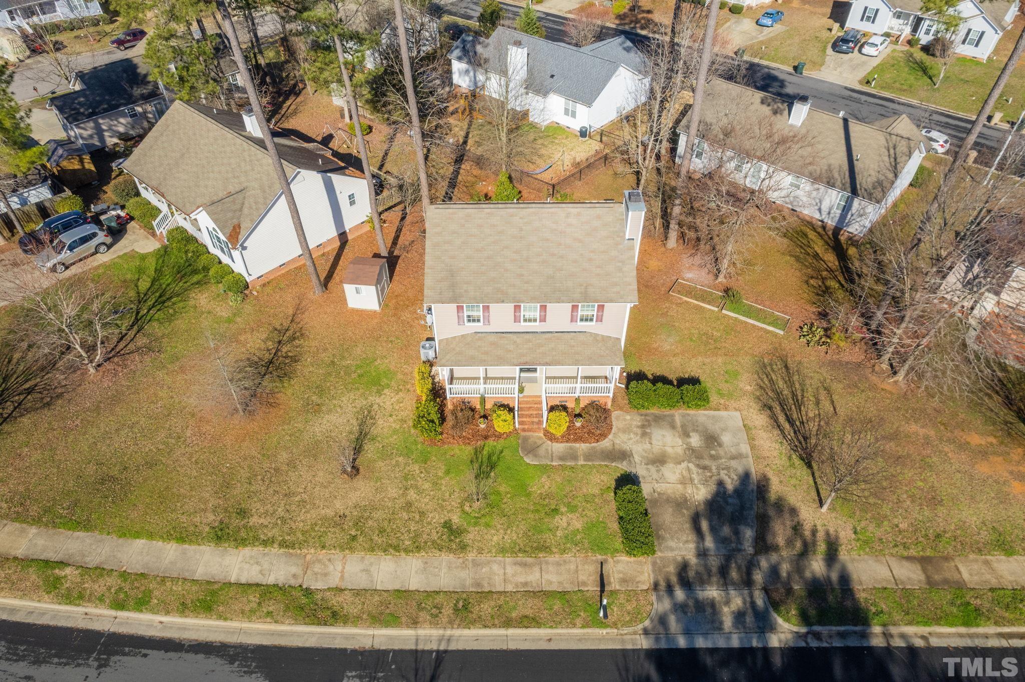 124 Gentle Rio Court Garner, NC 27529 - Photo 4 of 37 a view of a yard