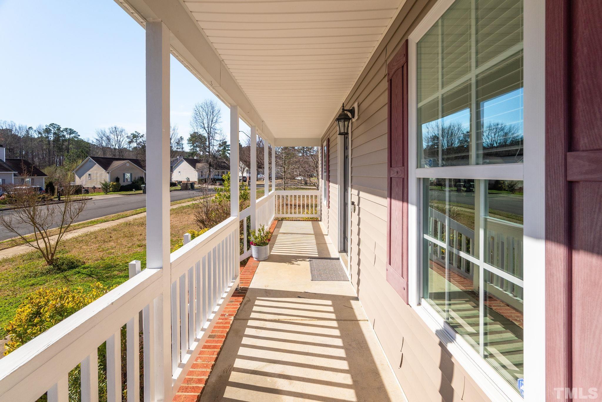 124 Gentle Rio Court Garner, NC 27529 - Photo 9 of 37 a view of a balcony with staircase
