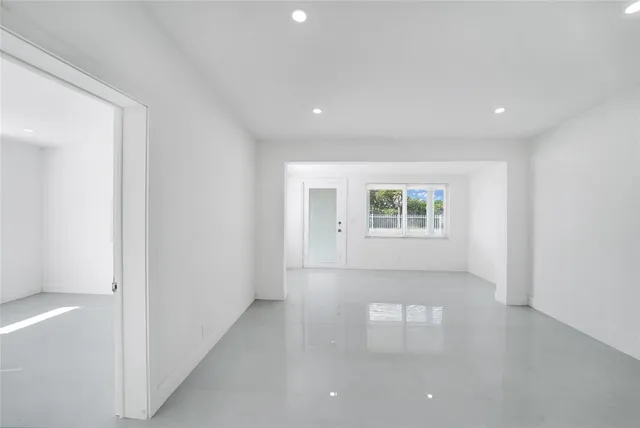 a view of an empty room