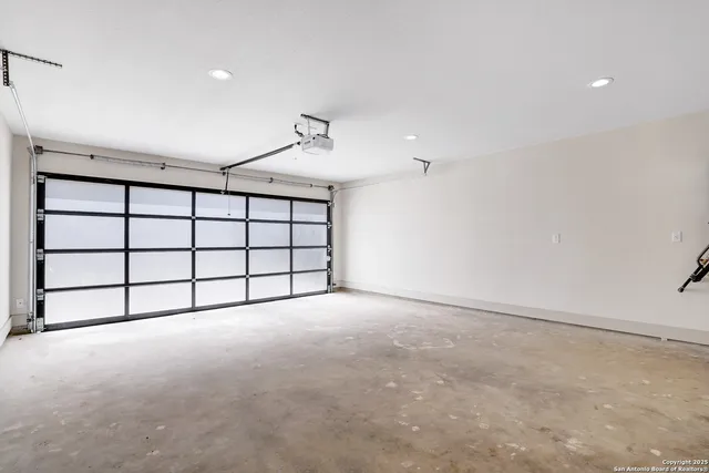 a view of a terrace with sky view