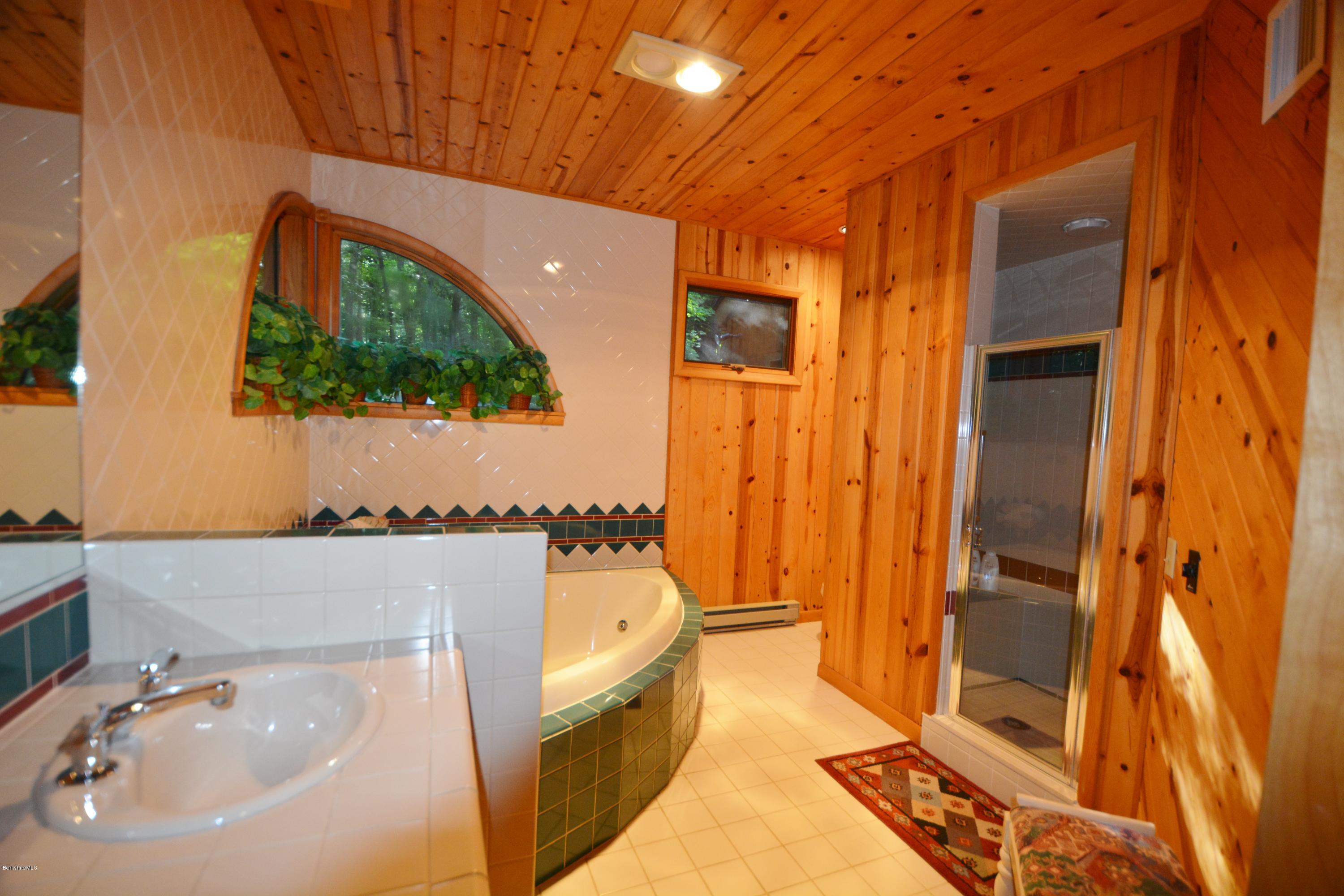 531 Moberg Road Becket, MA 01223 - Photo 11 of 25 a bathroom with a tub and a sink