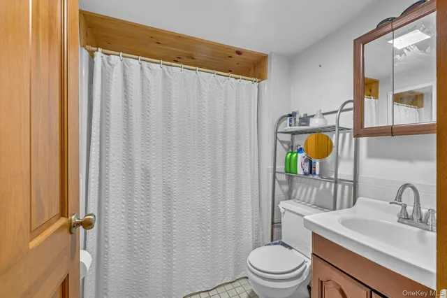 a bathroom with a sink toilet and vanity