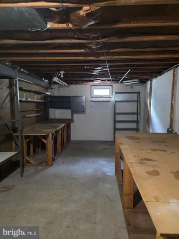 a view of storage and utility room