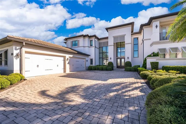 a view interior of a house with an empty space and windows