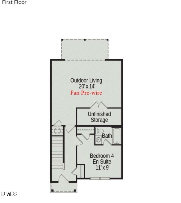 720 Orch Vista Circle Raleigh, NC 27606 - Photo 25 of 27 First Floor