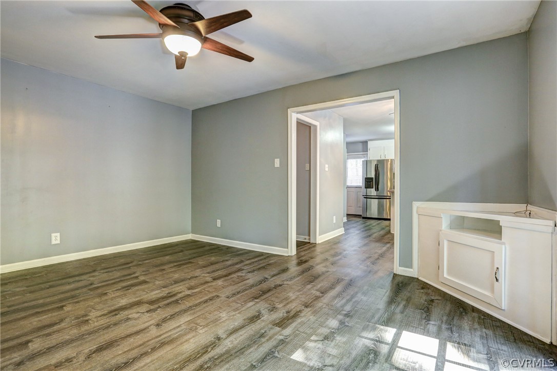 7519 Barkbridge Road Chesterfield, VA 23832 - Photo 8 of 40 wooden floor in an empty room with a window