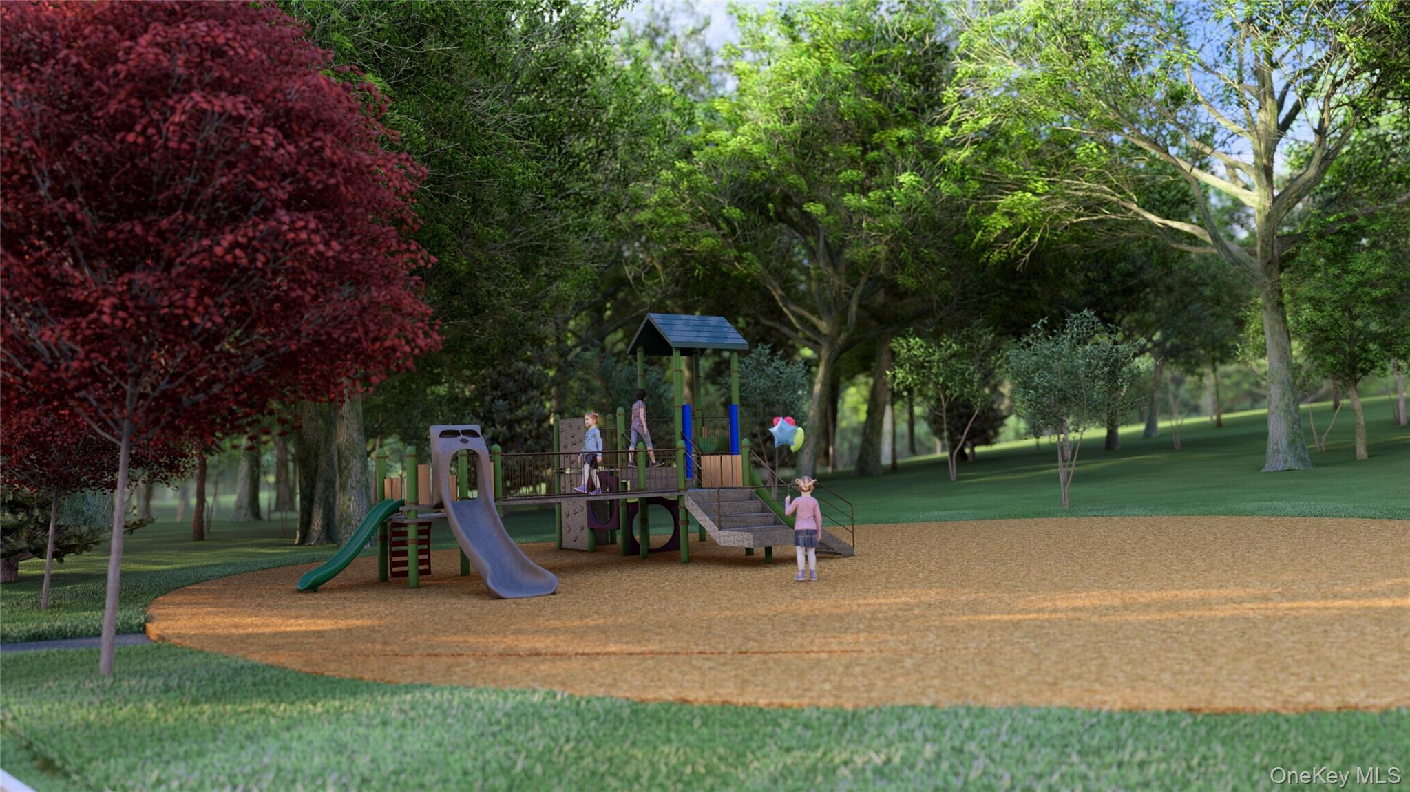 197 Wheeler Road, Unit 101 Florida, NY 10921 - Photo 27 of 41 Community play area featuring a lawn