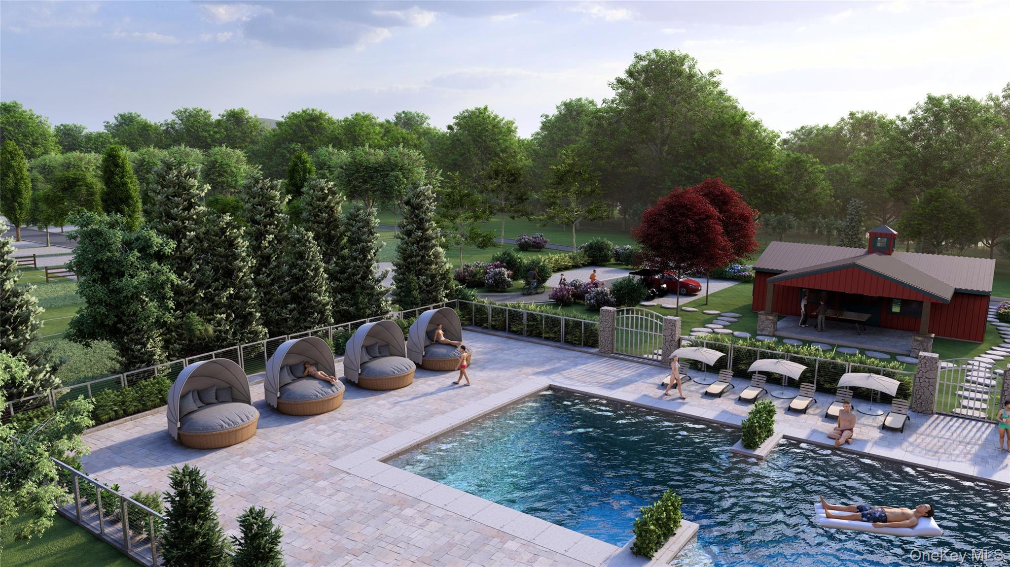 197 Wheeler Road, Unit 101 Florida, NY 10921 - Photo 46 of 47 a view of a garden with sitting area