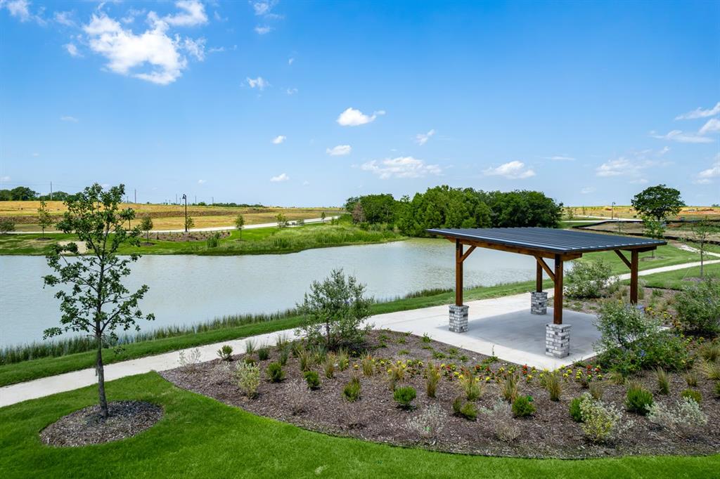 1612 Yellow Rose Road Celina, TX 75009 - Photo 40 of 40 a view of a lake with a garden
