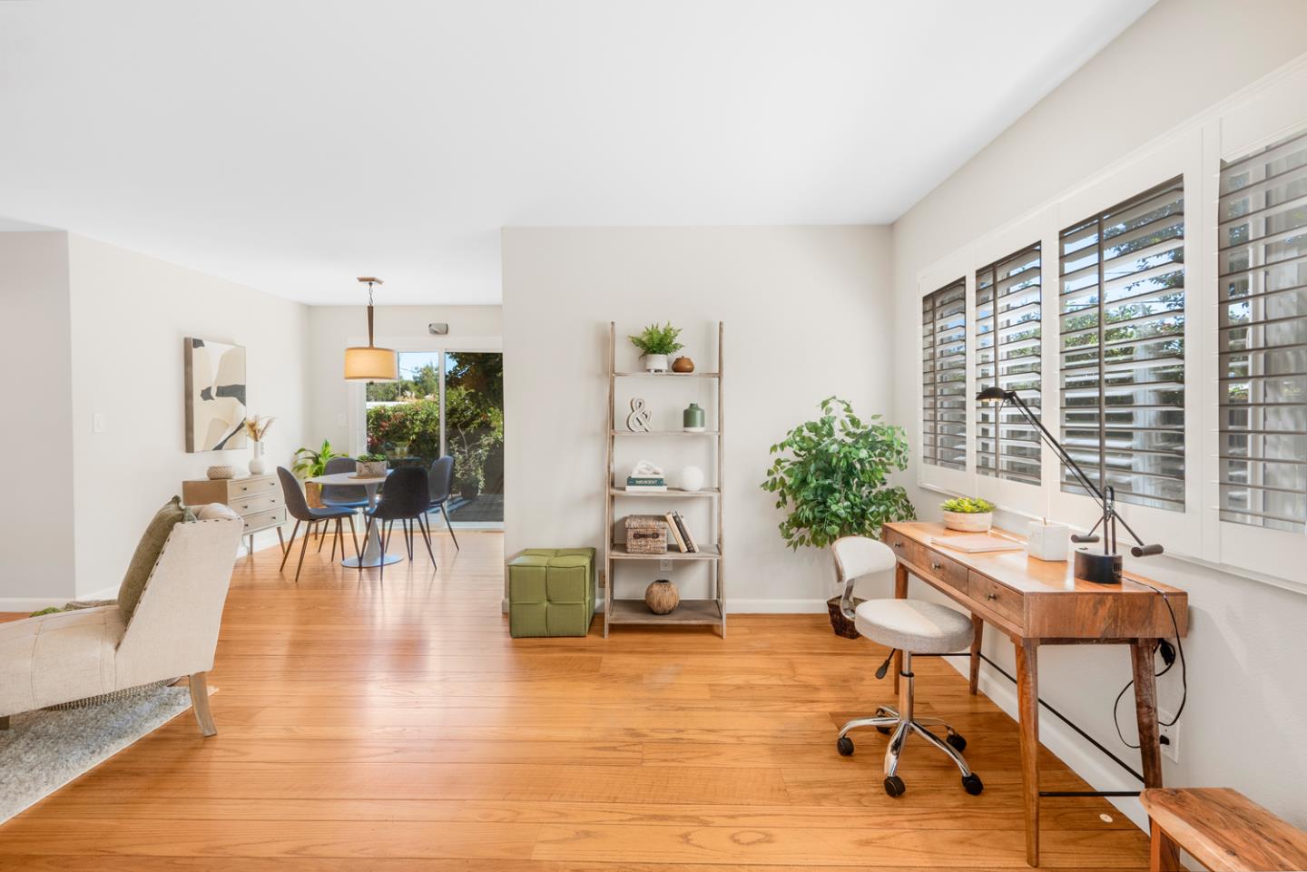 2486 Whitney Drive Mountain View, CA 94043 - Photo 5 of 43 a living room with furniture and a table with wooden floor