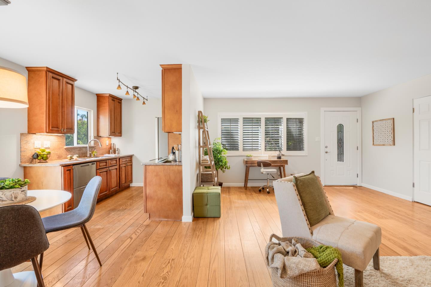 2486 Whitney Drive Mountain View, CA 94043 - Photo 6 of 43 a living room with furniture kitchen view and a large window