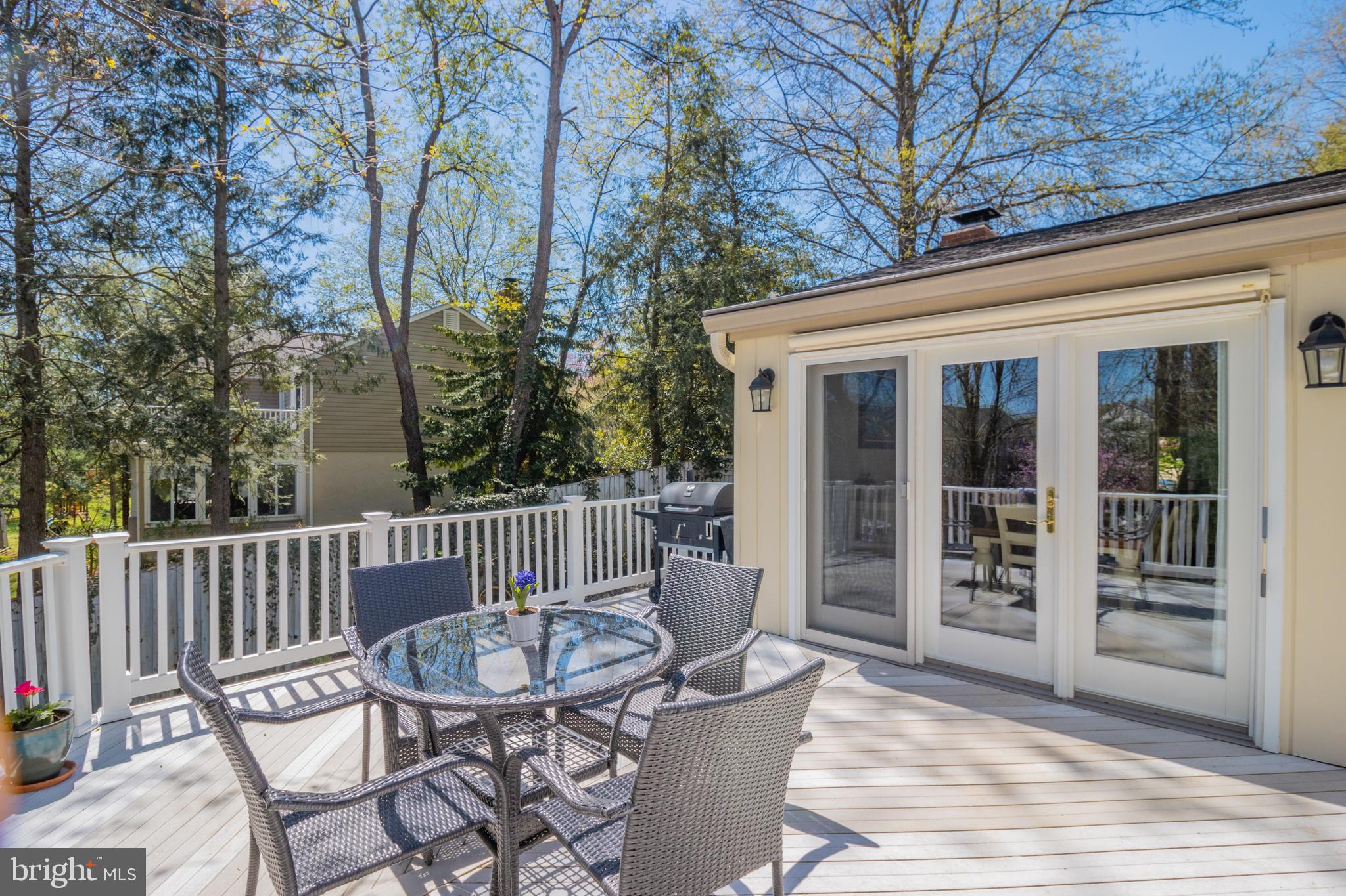 607 Bay Green Drive Arnold, MD 21012 - Photo 24 of 52 a view of a chair and table in the balcony