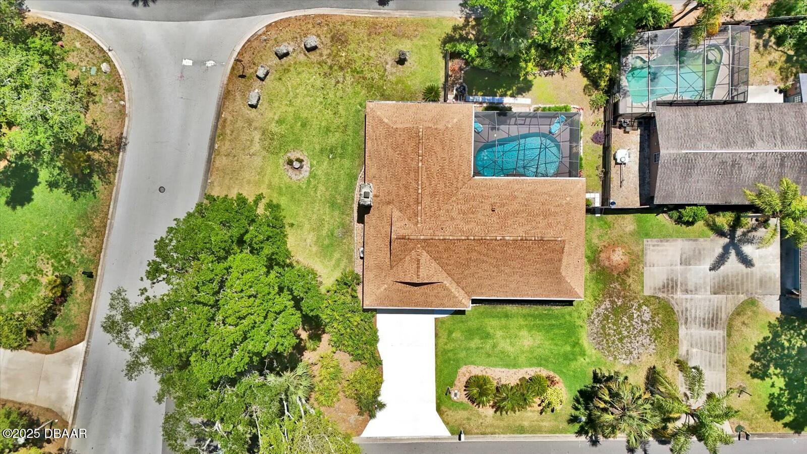 1 Cobblestone Trail Ormond Beach, FL 32174 - Photo 31 of 31 an aerial view of a house with a garden