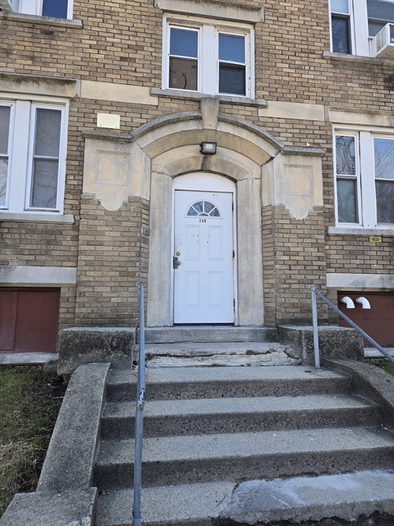 240 Locust Street, Unit 4L Springfield, MA 01108 - Photo 12 of 12 a front view of a house with a entryway