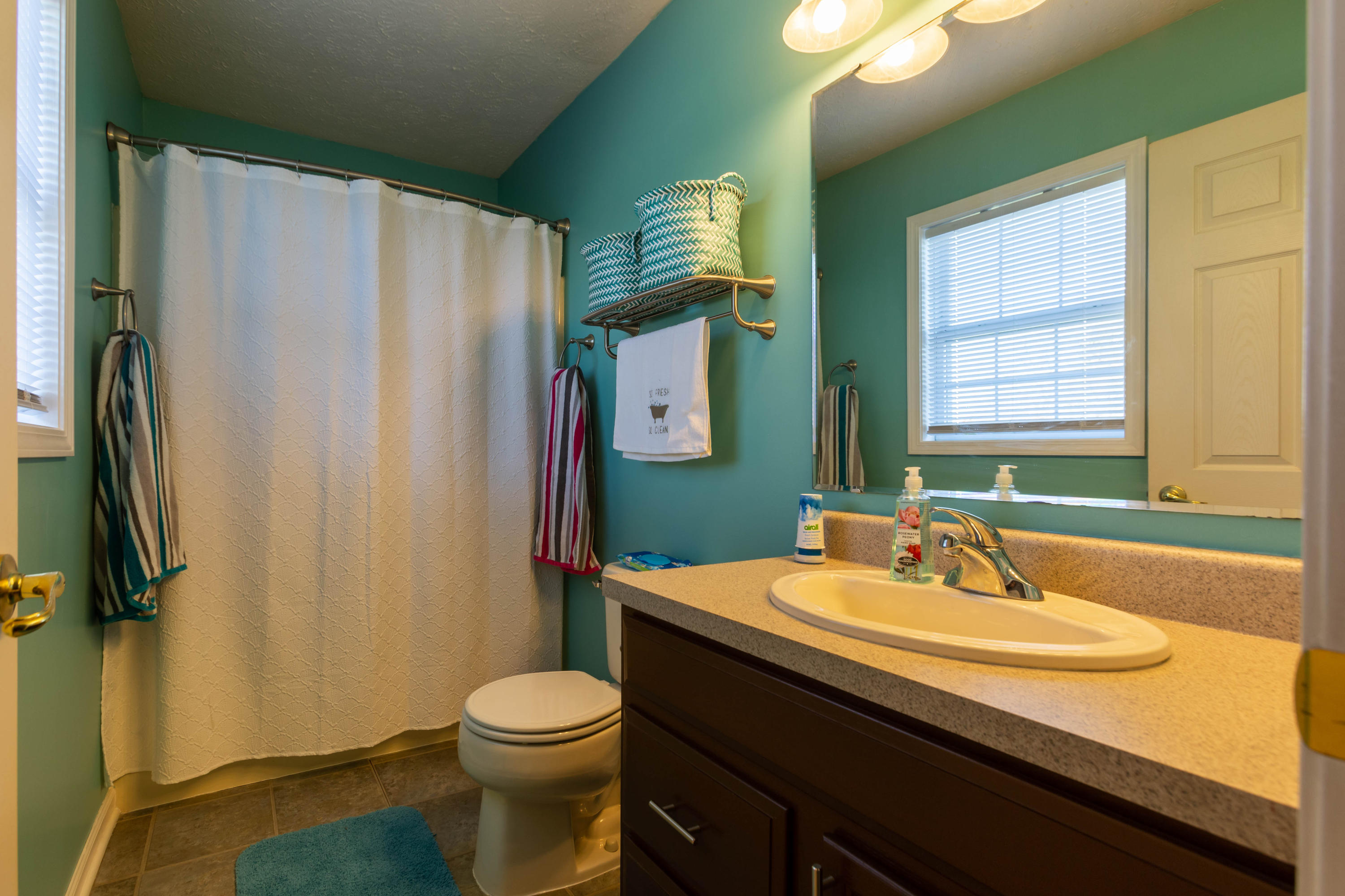 35 Blankenship Road Rocky Mount, VA 24151 - Photo 27 of 36 a bathroom with a sink a toilet and a mirror