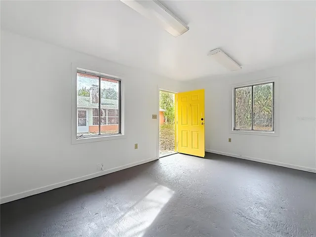 a view of a house with a tub