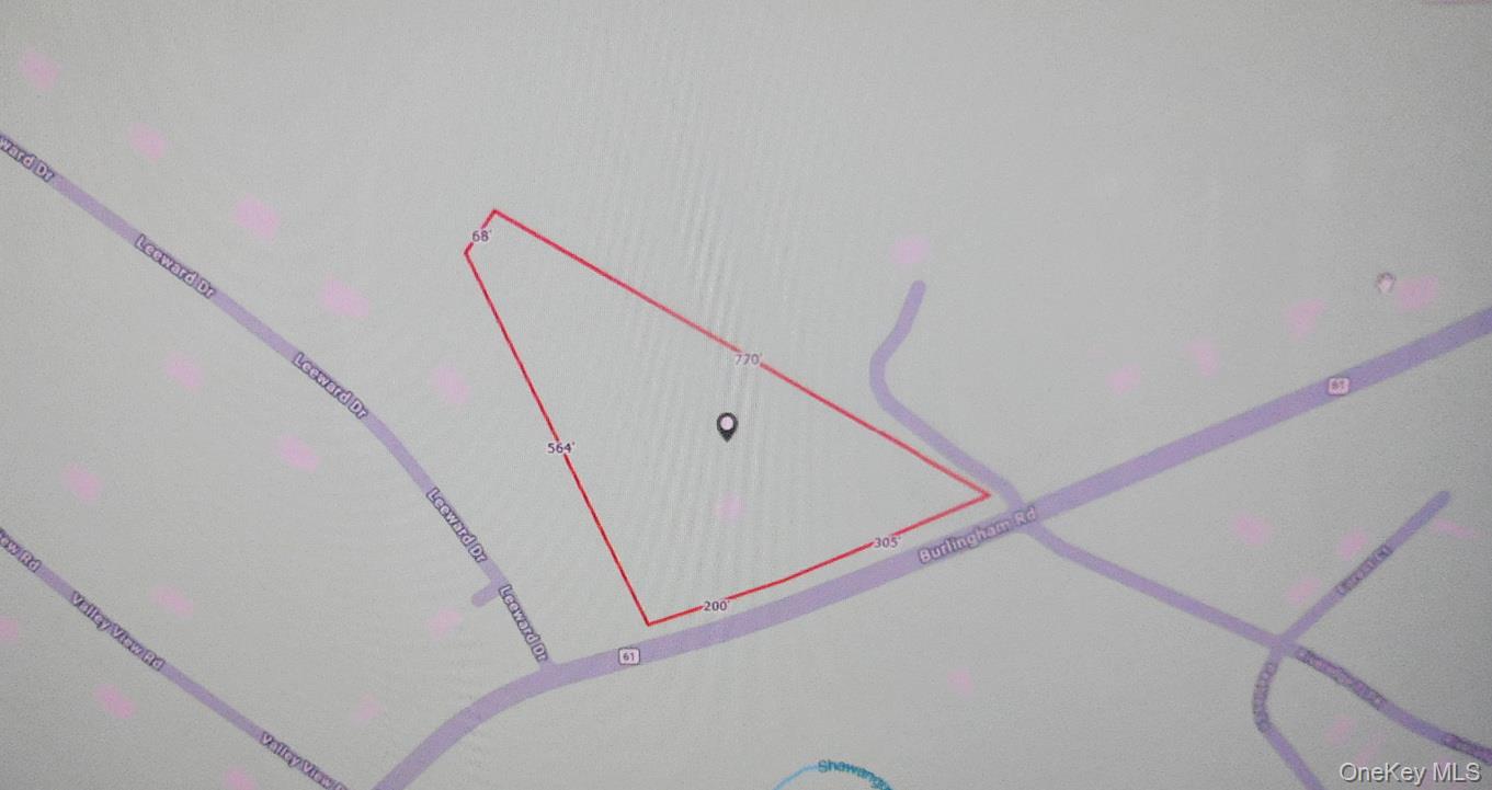 617 Burlingham Road Bloomingburg, NY 12721 - Photo 38 of 39 Road view of tax map w approx. dimensions.