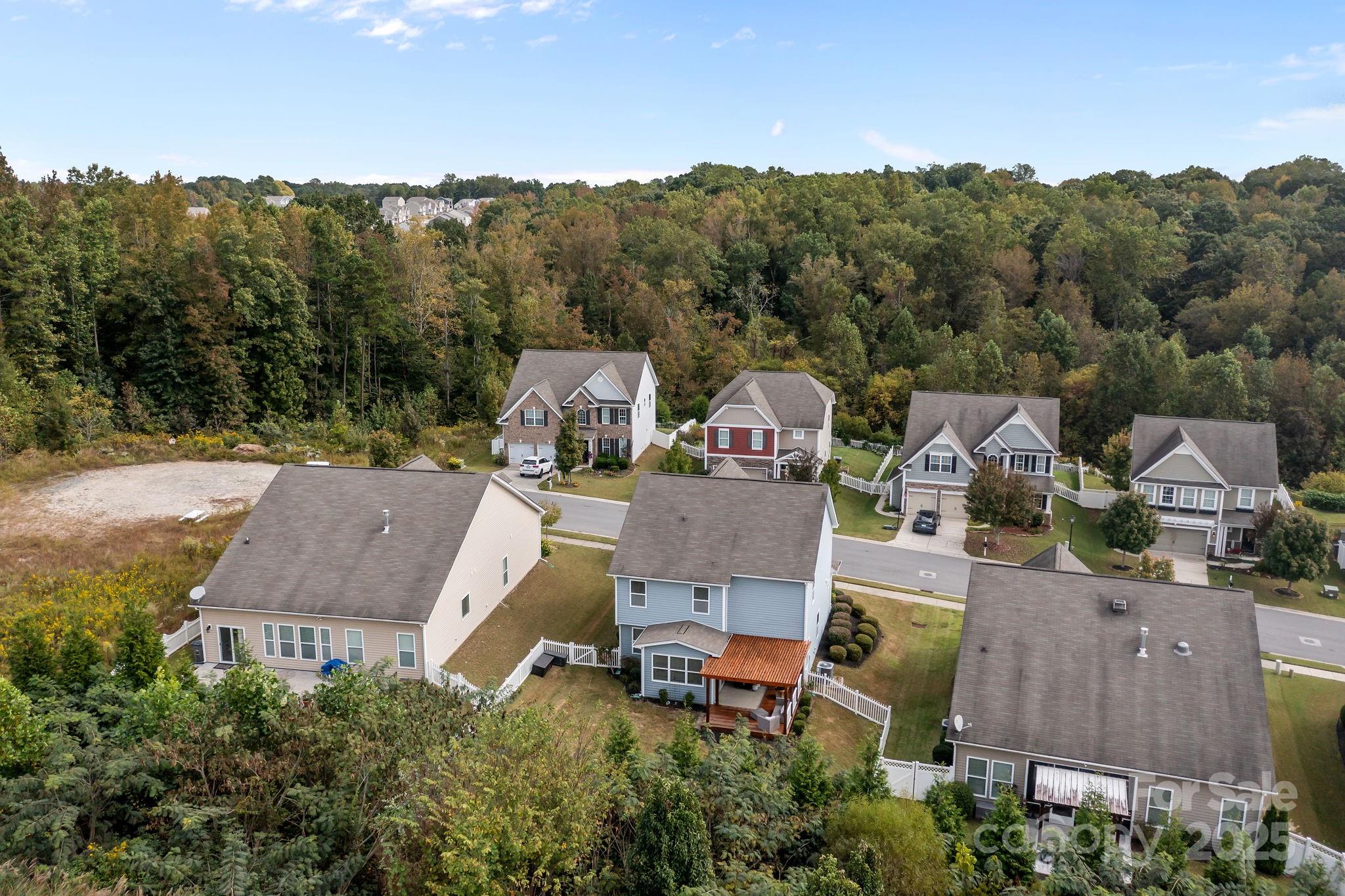 3427 Streamside Drive Davidson, NC 28036 - Photo 20 of 23 an aerial view of a house with mountain view