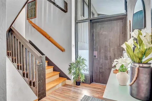 a view of entryway and potted