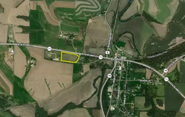 $89,500 | 6.3 M/l Acres State Highway 11, Gratiot, WI 53541