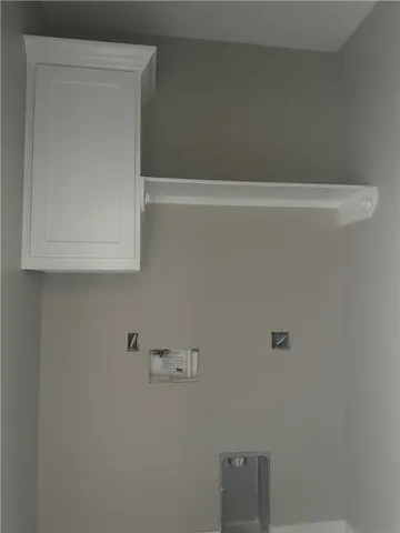 a view of small space with closet