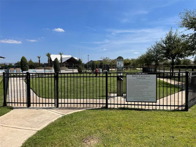 a view of a deck and a garden