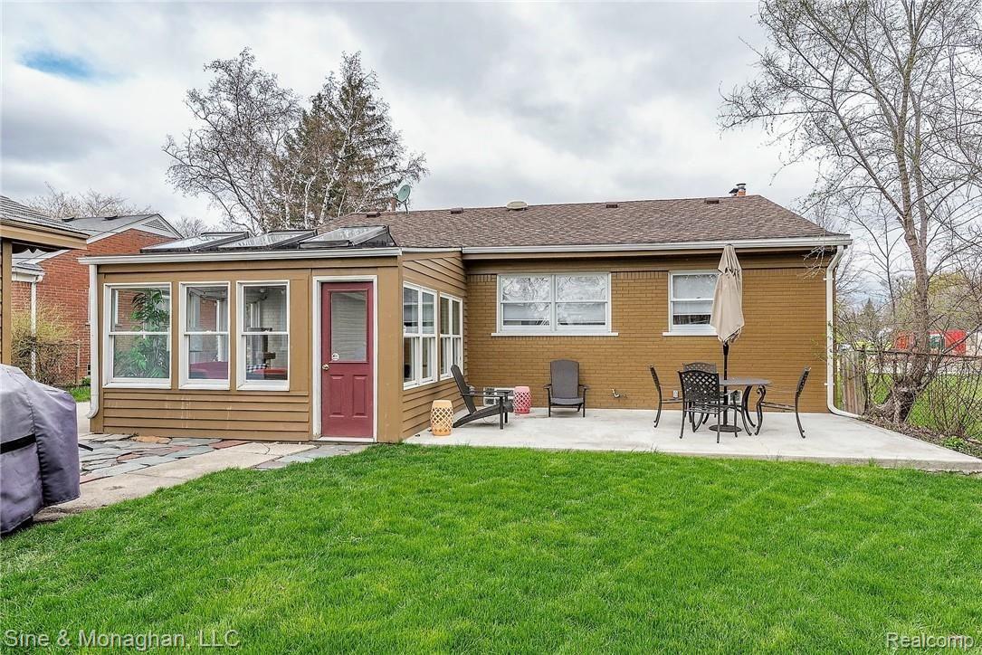 4115 Buckingham Road Royal Oak, MI 48073 - Photo 21 of 22 Large patio for summer enjoyment