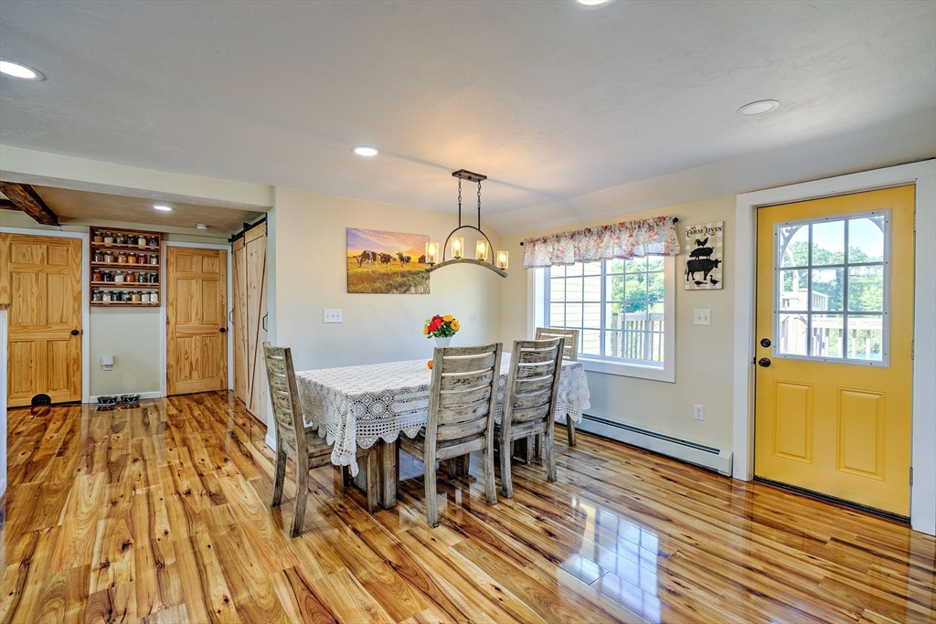 43 Rufus Putnam Road North Brookfield, MA 01535 - Photo 16 of 42 a view of a dining room with furniture and wooden floor
